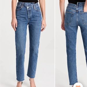 AGOLDE CRISS CROSS JEANS